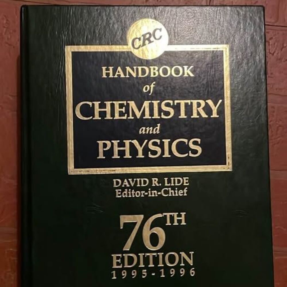Vintage STEM Reference Books - CRC Handbook & Perry's Chemical Engineers-Winches